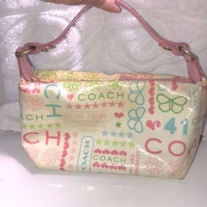 vintage COACH makeup bag